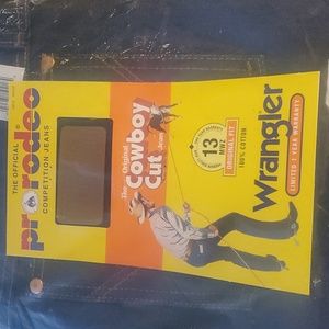 Mens Wrangler jeans 13MWZ rigid 38x32